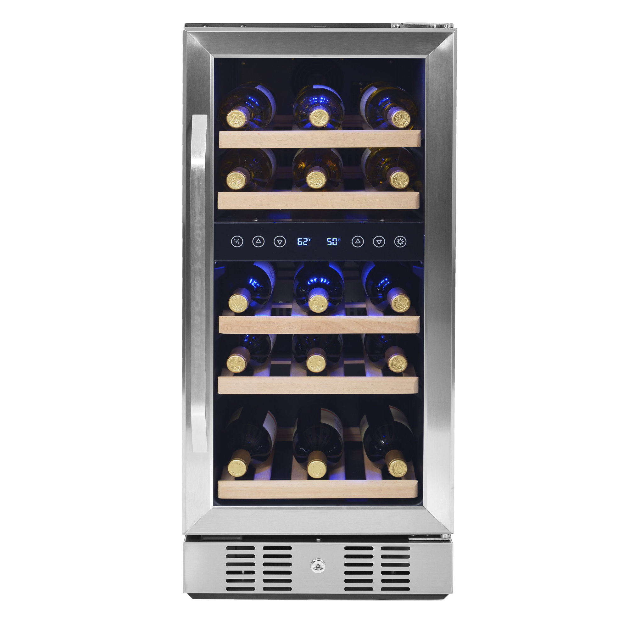 NewAir 29 Bottle Dual Zone BuiltIn Wine Cooler & Reviews Wayfair